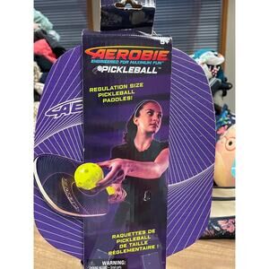 Aerobie Pickleball Paddle Set - Regulation Size Includes Two Paddles Family Fun